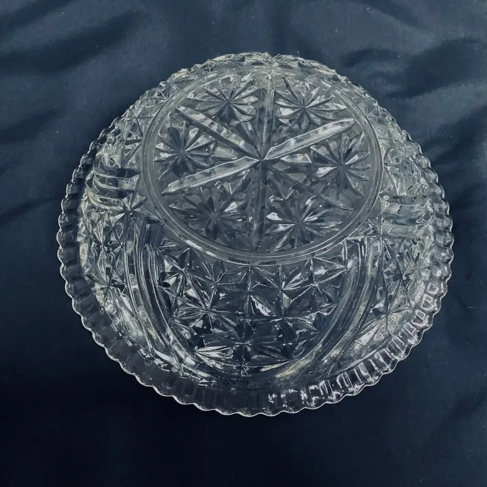 Vintage Anchor Hocking Stars and Bars Serving Bowl